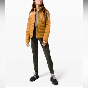 Lululemon Here to There High-Rise 7/8 Pant Dark Olive hiking camping school